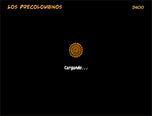 Tablet Screenshot of losprecolombinos.cl